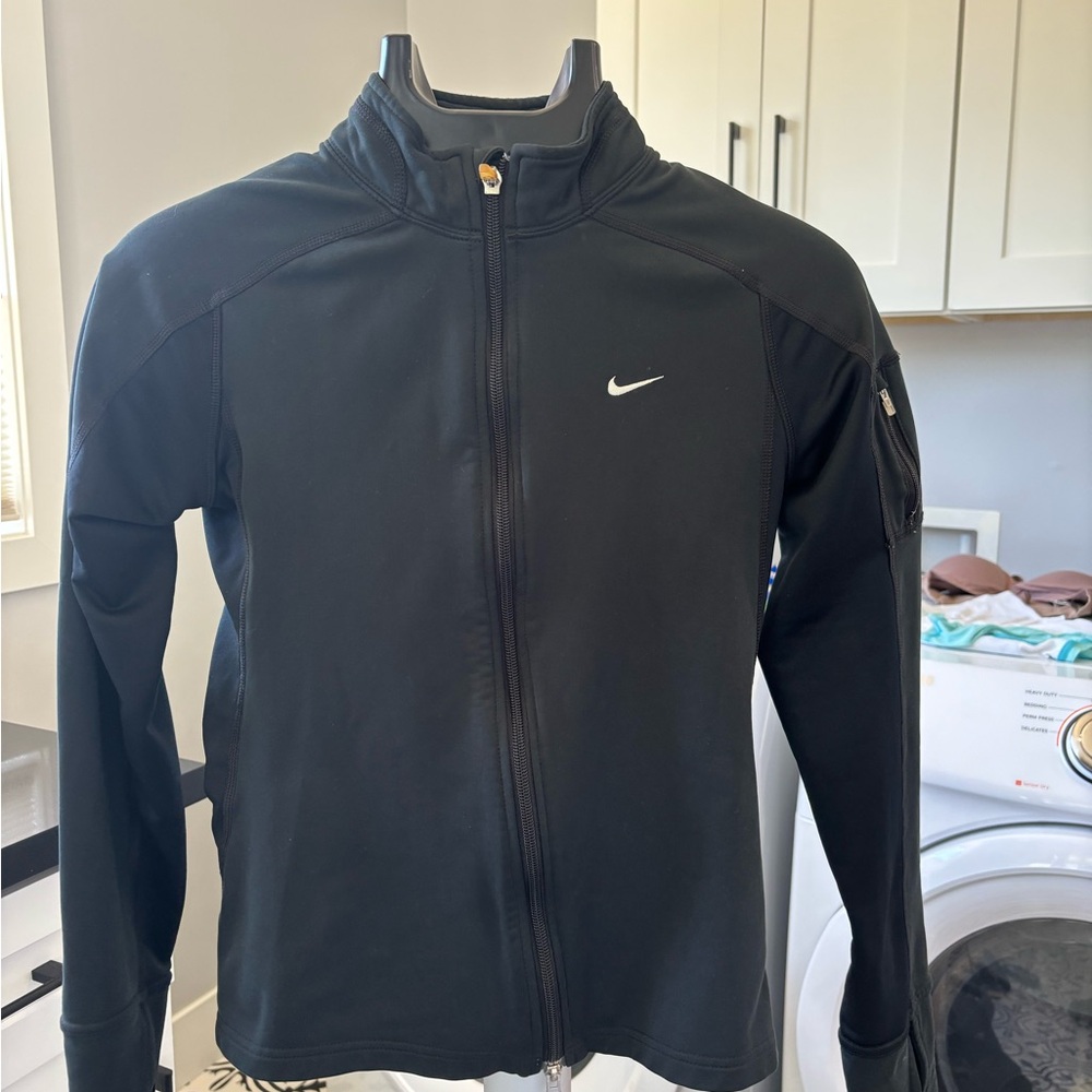 Nike Women’s Black Full-Zip Athletic Jacket size small